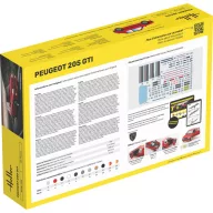 Heller STARTER KIT Peugeot 205 GTI 1:24 (58705)