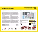 Heller STARTER KIT Peugeot 205 GTI 1:24 (58705)