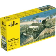 Heller US 1/4 Ton Truck & Trailer 1:72 (79997)