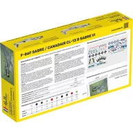Heller F-86F SABRE / CANADAIR CL-13 B Sabre VI 1:72 (80277)