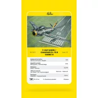 Heller F-86F SABRE / CANADAIR CL-13 B Sabre VI 1:72 (80277)