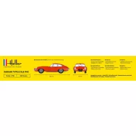 Heller Jaguar Type E 3L8 FHC 1:24 (80709)