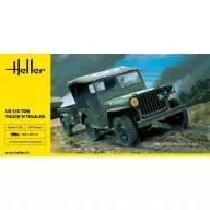 Heller US 1/4 Ton Truck 'n Trailer 1:35 (81105)