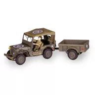 Heller US 1/4 Ton Truck 'n Trailer 1:35 (81105)