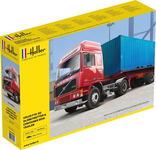 Heller F12-20 Globetrotter & Container semi trailer 1:32 (81702)