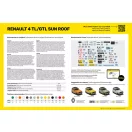 Heller Renault 4 TL/GTL Sun Roof 1:24 (82704)