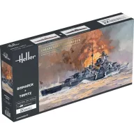 Heller Bismarck + Tirpitz TWINSET 1:400 (85078)