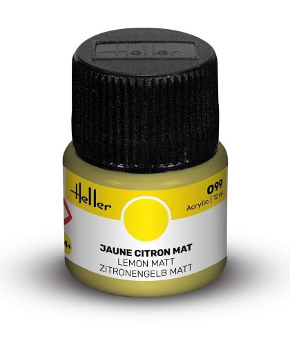 Heller Peinture Acrylic 099 jaune citron mat  (9099)