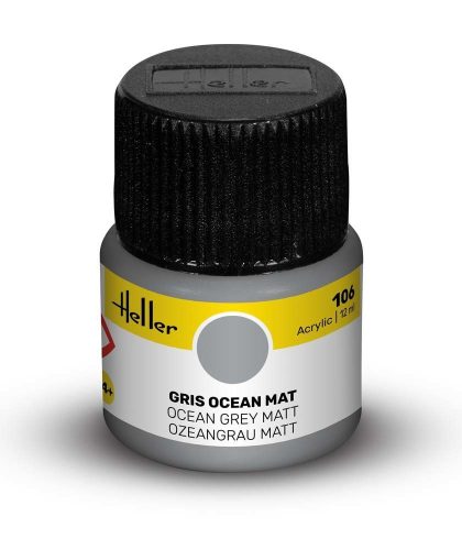 Heller Peinture Acrylic 106 gris ocean mat  (9106)