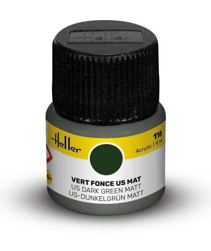 Heller Peinture Acrylic 116 vert fonce us mat  (9116)