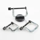 Heller Screw clamp set (3 pieces) with magnetic base (99003)