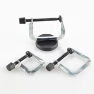 Heller Screw clamp set (3 pieces) with magnetic base (99003)