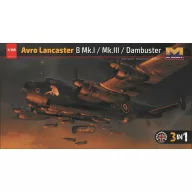   HongKong Model Avro Lancaster B Mk.I / Mk.III /Dambuster 3 in 1 1:32 (01E012)