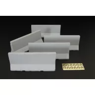 Hauler Modern concrete road barriers 1:35 (HLC35006)