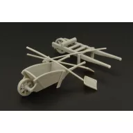 Hauler Wheel-barrow set 1:48 (HLF48017)