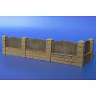 Hauler Fence with underpinning 1:72 (HLH72133)