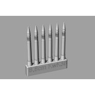 Hauler 8.8cm KwK36 ammo for Pz.VI Tiger 1:72 (HLH72151)