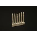 Hauler 8.8cm KwK36 ammo for Pz.VI Tiger 1:72 (HLH72151)