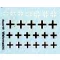 Hauler Crosses decal 1:87 (HLR87063)