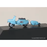 Hauler Scooter CZ Cezeta w-PAV 1957 1:87 (HLR87143)