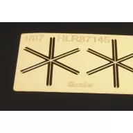 Hauler german stern antene 2pcs 1:87 (HLR87145)