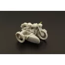 Hauler Jawa 250 Perak with sidecar year1946 1:87 (HLR87159)