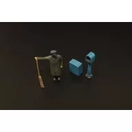 Hauler Street sweeper and parking meter 1:87 (HLR87202)