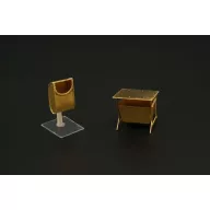 Hauler Street garbage bin (5pcs) 1:87 (HLR87208)