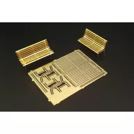 Hauler Slatted park bench (2sets) 1:87 (HLR87209)