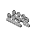 Hauler Magirus S7500 wheels 1:87 (HLR87220)