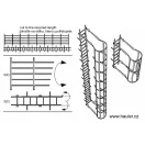 Hauler Safety cage ladders 1:87 (HLR87227)