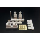 Hauler Anlasswagen - Luftwaffe Aircraft Starter Cart (2pcs) 1:87 (HLR87231)