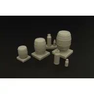 Hauler Wooden barrels and milk cans 1:35 (HLU35080)
