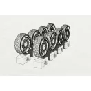 Hauler JGSDF Type 16 Wheels (Tamiya kit) 1:35 (HLU35115)