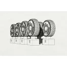 Hauler JGSDF Type 16 Wheels (Tamiya kit) 1:35 (HLU35115)