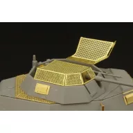 Hauler Sd Kfz 222 grills 1:48 (HLX48249)