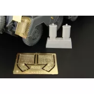   Hauler Sd Kfz 232 exhaust shroud mesh and silencer 1:48 (HLX48337)