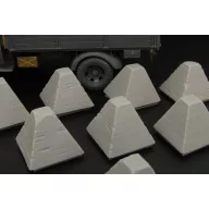 Hauler Dragon’s Teeth tank traps 1:48 (HLX48367)