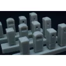 Hauler Stone bollards 1:48 (HLX48397)