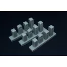 Hauler Stone bollards 1:48 (HLX48397)