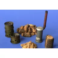 Hauler Stove and barrel brazier 1:48 (HLX48401)