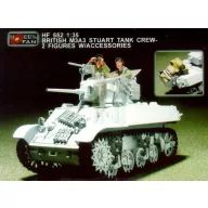   Hobby Fan Brit. M3A3 Stuart tank crew- 2F. w/Acc. 1:35 (HF552)