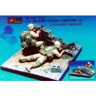   Hobby Fan U.S. Marine Digital Unif.(II)- 2 Fig.w/B 1:35 (HF557)