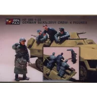 Hobby Fan German Sd.Kfz.251/1 Crew- 4 Figures 1:35 (HF560)