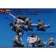   Hobby Fan German PaK40 paratroopers gunner- 4 Fig. 1:35 (HF561)