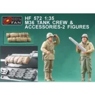 Hobby Fan M36 Tank Crew & Accessories-2 Figures 1:35 (HF572)