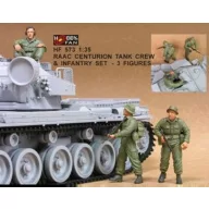   Hobby Fan RAAC Centurion Tank Crew & Inf.set- 3Fig 1:35 (HF573)