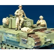   Hobby Fan Brit. Infan. riding w/Churchill Tank /2F 1:35 (HF592)