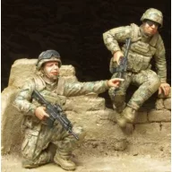   Hobby Fan U.S. Ranger (II) OIF ISAF- 2Fig.w/Base 1:35 (HF596)