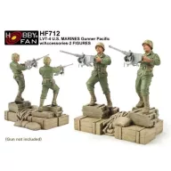   Hobby Fan LVT-4 US Marines Gunner Pacif. 2 Figuren 1:35 (HF712)